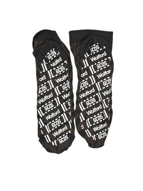 GCDS x Wolford Monogram Ankle Socks in Black
